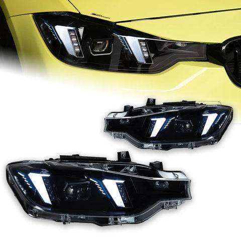 NEWLY RELEASED G series style headlights for F30/F31 series BMW